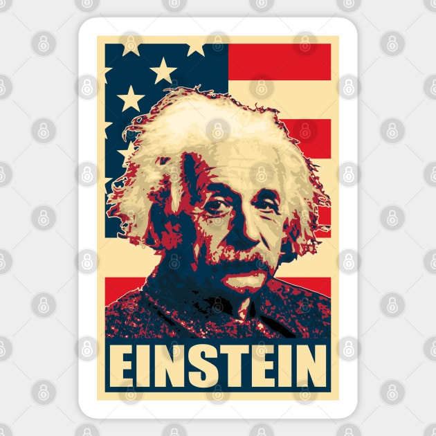 Albert Einstein Sticker by Nerd_art